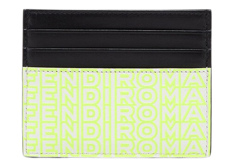 Fendi by Marc Jacobs Fendi Roma Card Holder Two-Tone Leather Card Holder Multicolor