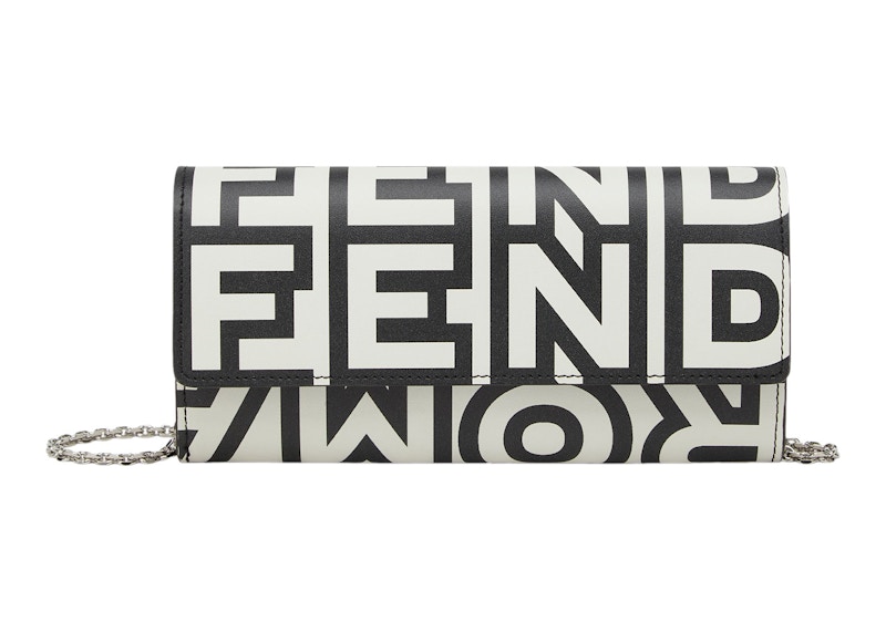 Fendi by Marc Jacobs Fendi Roma Continental with Chain Two-Tone Nappa Leather Wallet