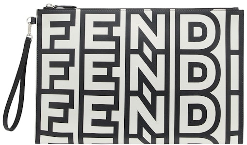 Fendi Marc Jacobs Roma Large Flat Pouch Tas Kulit Dua Nada Buy Fendi Marc Jacobs Roma Large Flat Pouch Tas Kulit Dua Nada