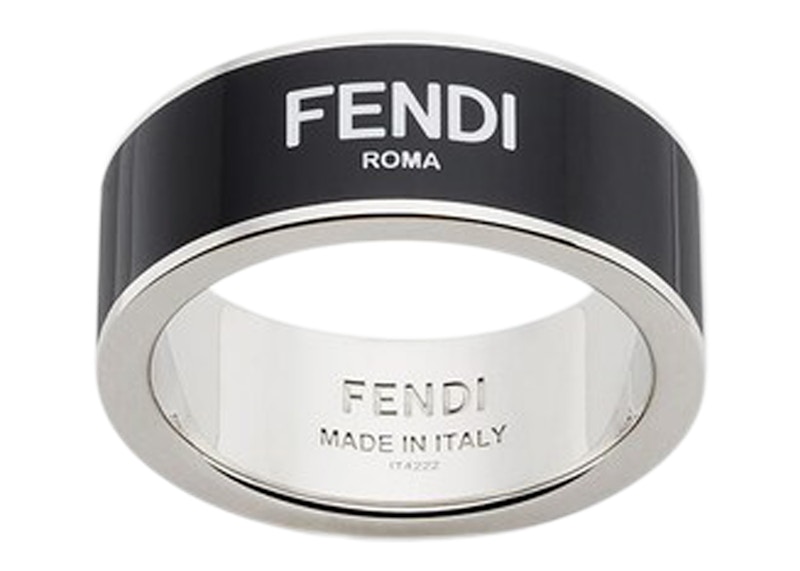 Fendi by Marc Jacobs Fendi Roma Ring Silver-Colored Metal Ring Silver
