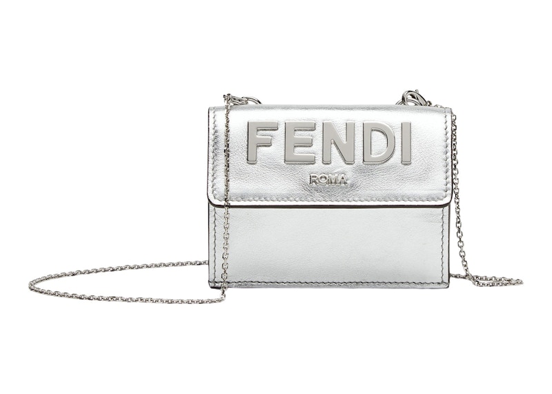 Fendi by Marc Jacobs Fendi Roma Wallet Silver-Colored Leather Wallet