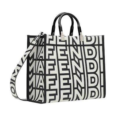 Fendi by Marc Jacobs Fendi Sunshine Medium Two-Tone Leather Shopper Bag
