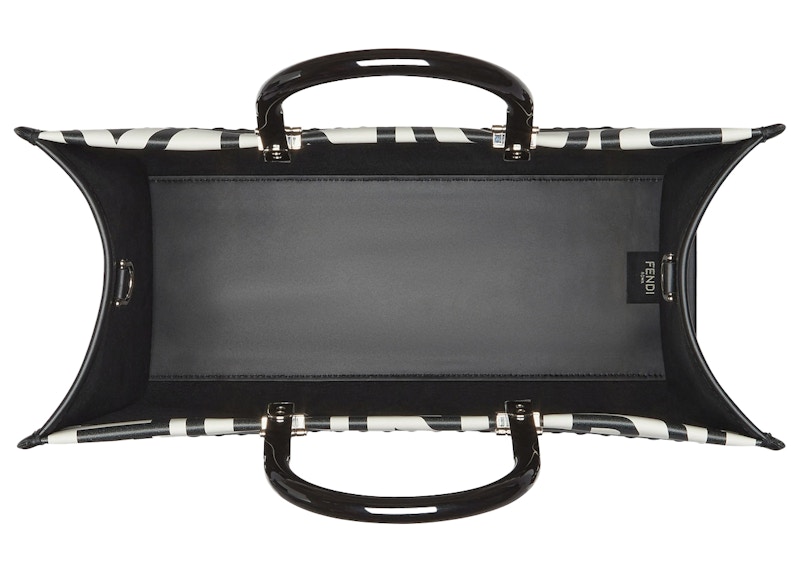 Lookbook Fendi oleh Marc Jacobs Fendi Sunshine Medium Beg Shopper Kulit Dua-Tona