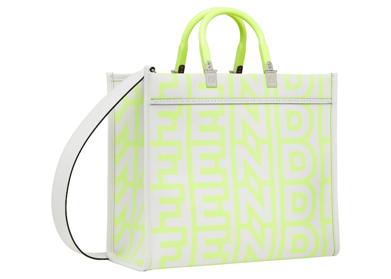Fendi by Marc Jacobs Fendi Sunshine Medium White Leather Shopper Bag