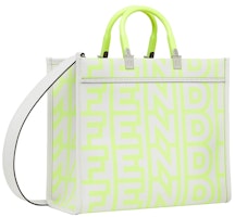 Fendi by Marc Jacobs Fendi Sunshine Medium White Leather Shopper Bag Fendi by Marc Jacobs Fendi Sunshine Medium White Leather Shopper Bag