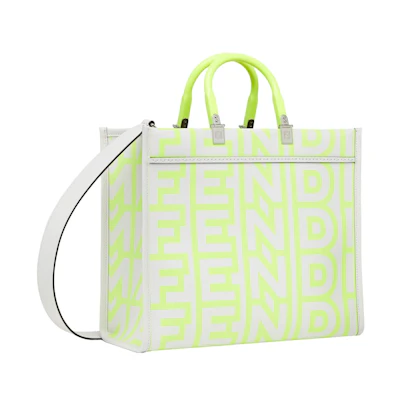 Fendi by Marc Jacobs Fendi Sunshine Medium White Leather Shopper Bag