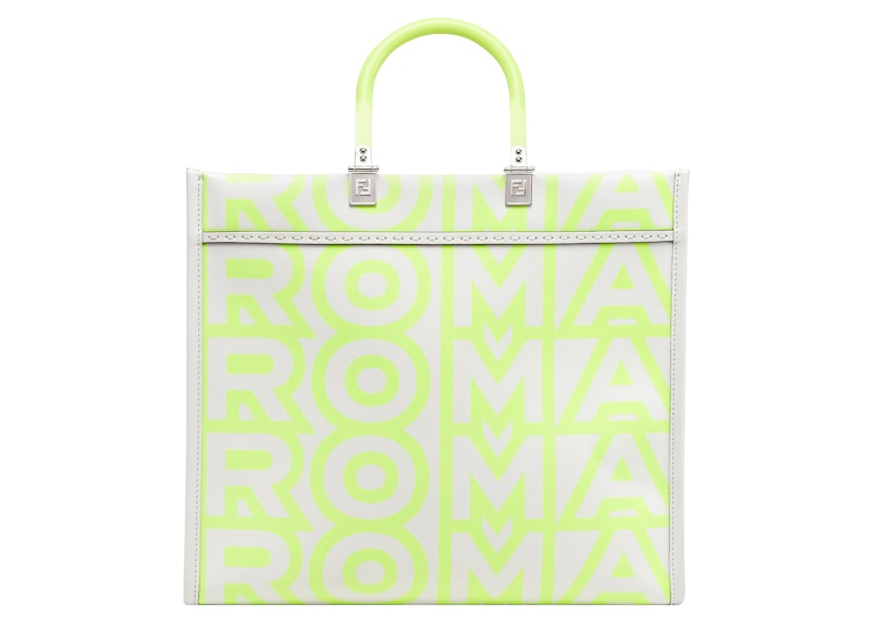 Order フェンディxマーク・ジェイコブス ミディアムホワイトレザーショッパーバッグ