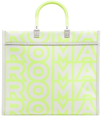 フェンディxマーク・ジェイコブス ミディアムホワイトレザーショッパーバッグ Order フェンディxマーク・ジェイコブス ミディアムホワイトレザーショッパーバッグ