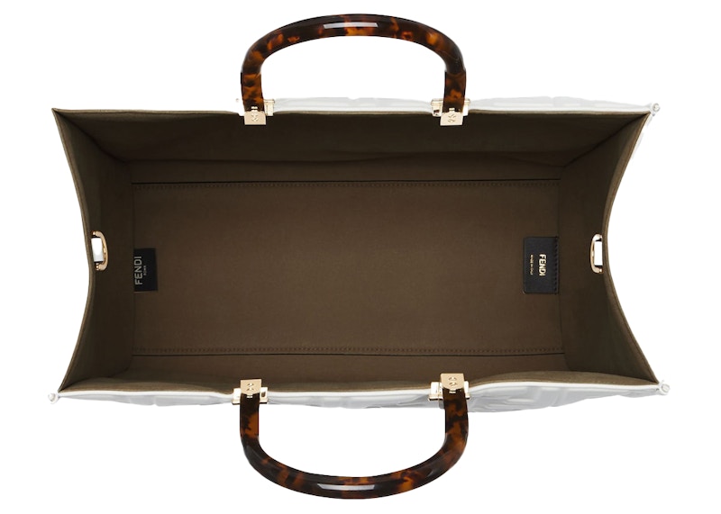 Lookbook Marc Jacobs設計的Fendi Sunshine中號白色皮革手袋