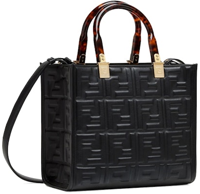 Fendi oleh Marc Jacobs Fendi Sunshine Kecil Beg Kulit Hitam Shopper Buy Fendi oleh Marc Jacobs Fendi Sunshine Kecil Beg Kulit Hitam Shopper