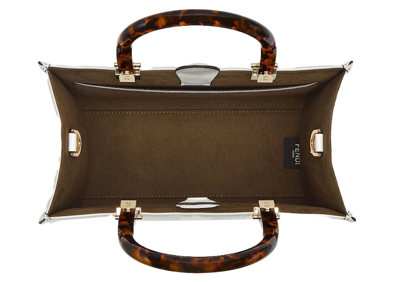 Lookbook 펜디 바이 마크 제이콥스 썬샤인 스몰 쇼퍼 (화이트)
