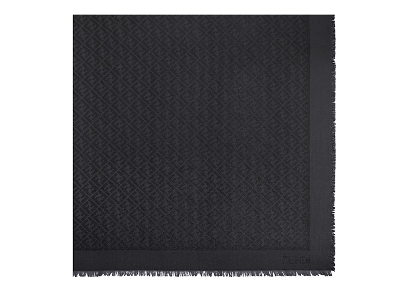 Fendi by Marc Jacobs FF Shawl Black Lurex Shawl