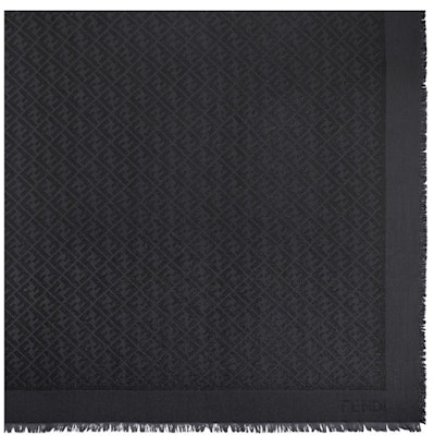 Fendi by Marc Jacobs FF Shawl Black Lurex Shawl Buy Fendi by Marc Jacobs FF Shawl Black Lurex Shawl