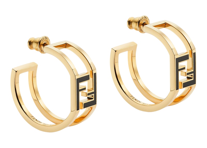 Fendi by Marc Jacobs Forever Fendi Circular Earrings Gold-Colored Earrings
