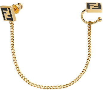 Fendi by Marc Jacobs 永恆耳骨夾金色耳環,配精緻垂鍊。 Buy Fendi by Marc Jacobs 永恆耳骨夾金色耳環,配精緻垂鍊。