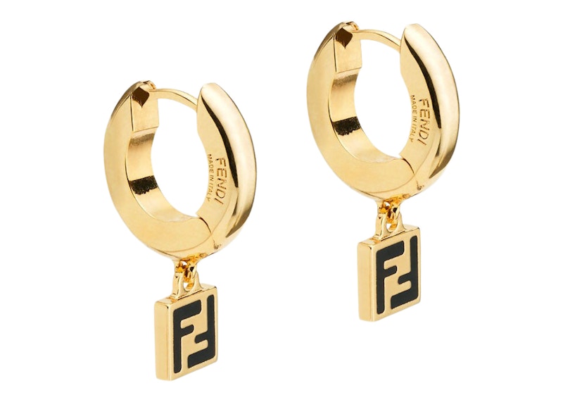 Fendi by Marc Jacobs Forever Fendi Hoop Earrings Gold-Colored Earrings