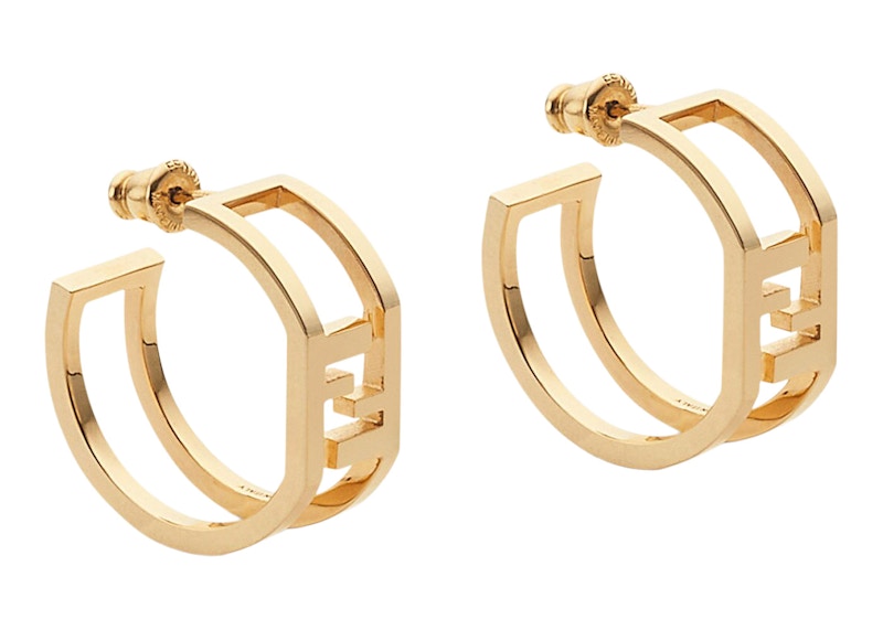 Fendi by Marc Jacobs Forever Fendi Oval Earrings Gold-Colored Earrings