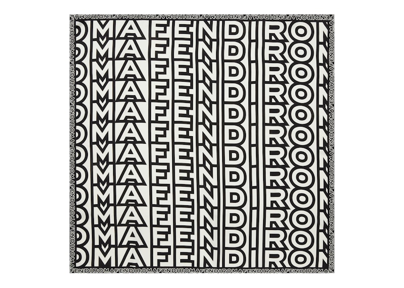 Fendi by Marc Jacobs Foulard Two-Tone Silk Foulard