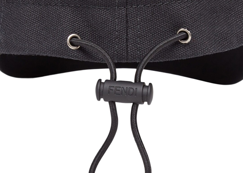 Order フェンディ×マーク ジェイコブス 黒キャンバスキャップ
