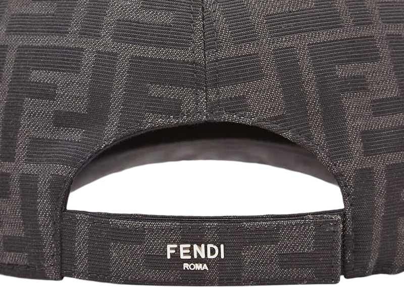 Order Gorra Negra de Béisbol Fendi por Marc Jacobs de Tela Negra