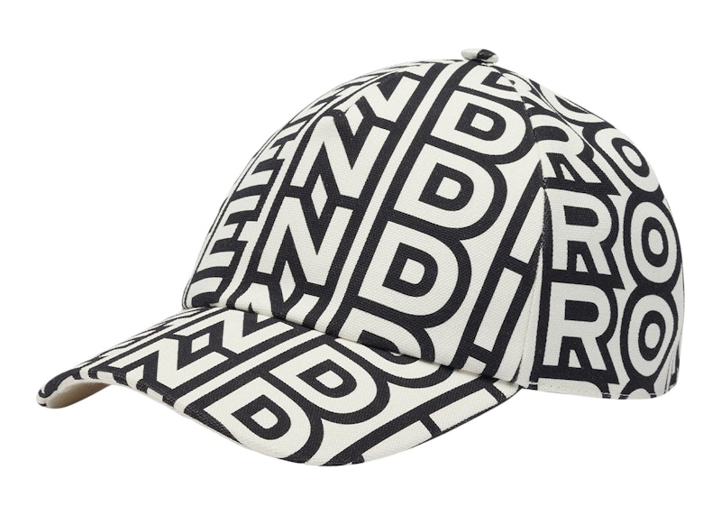 Fendi by Marc Jacobs Hat Two-Tone Canvas Baseball Cap with Semi-Stiff Peak