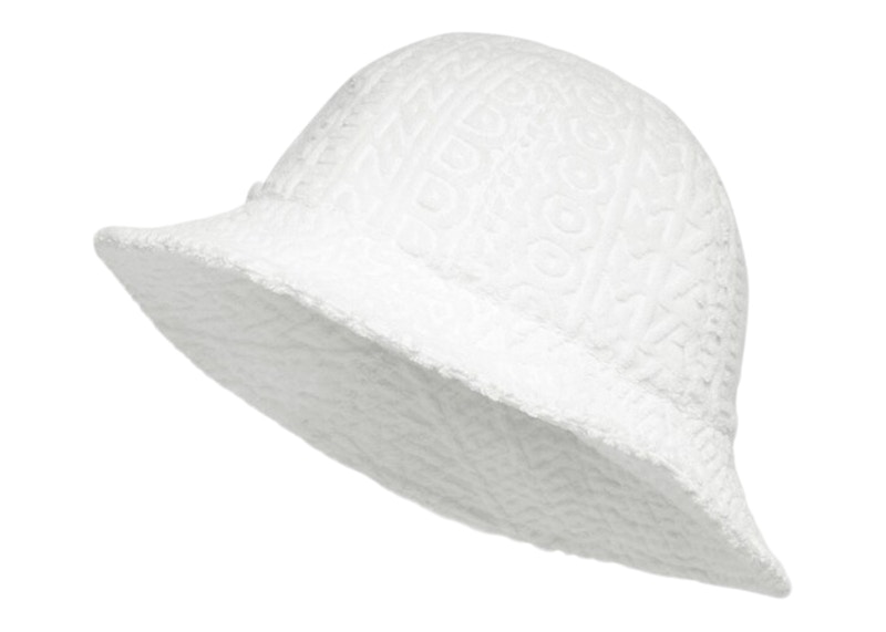 Fendi by Marc Jacobs Hat White Terry Bucket Hat White