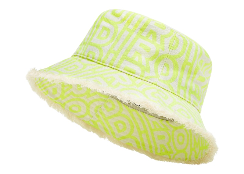 Fendi by Marc Jacobs Hat Yellow Canvas Bucket Hat