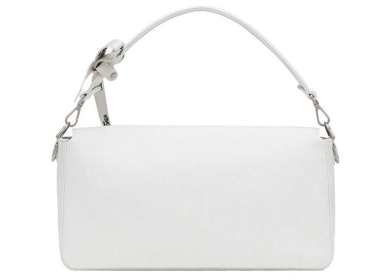 Order Tas Fendi oleh Marc Jacobs Maxi Baguette Kanvas Putih