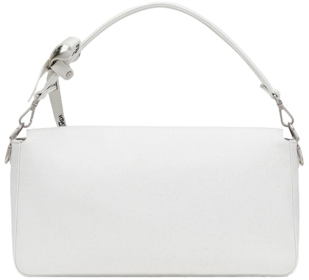 Tas Fendi oleh Marc Jacobs Maxi Baguette Kanvas Putih Order Tas Fendi oleh Marc Jacobs Maxi Baguette Kanvas Putih