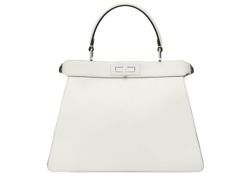 Order Fendi by Marc Jacobs中号Peekaboo ISeeU白色皮革包