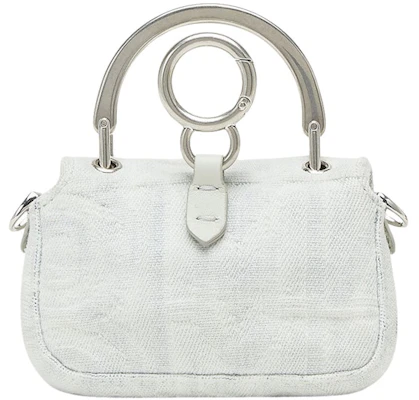 芬迪 Marc Jacobs 設計 Nano Baguette Maxi Handle 白色牛仔迷你包 Order 芬迪 Marc Jacobs 設計 Nano Baguette Maxi Handle 白色牛仔迷你包