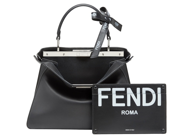 Fendi by Marc Jacobs Peekaboo ISeeU Medium Black Leather Bag