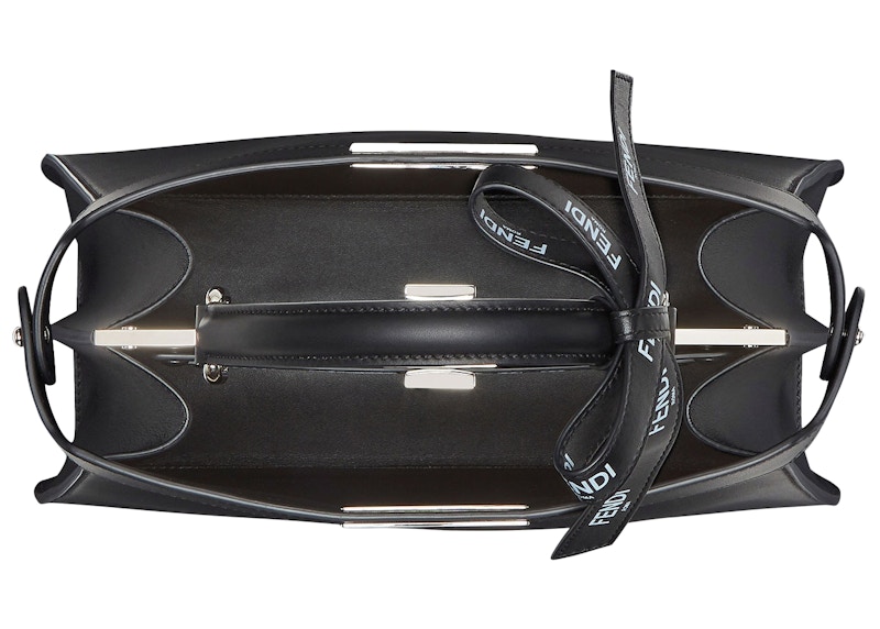 Lookbook 芬迪Marc Jacobs联名黑色中号Peekaboo ISeeU皮革包