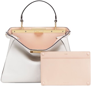 フェンディ バイ マーク ジェイコブス ピーカブー ISeeU ミディアム ホワイト レザーバッグ Buy フェンディ バイ マーク ジェイコブス ピーカブー ISeeU ミディアム ホワイト レザーバッグ