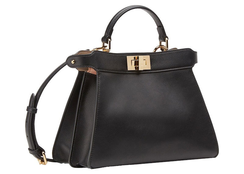 Fendi by Marc Jacobs Peekaboo Iseeu Small Black Leather Bag
