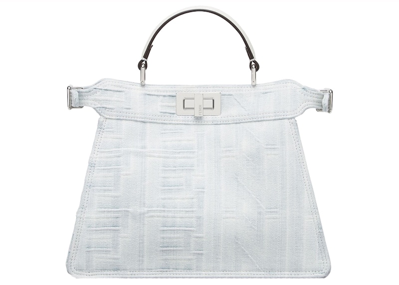 Order Bolso Fendi Marc Jacobs Peekaboo ISeeU Pequeño Blanco de Denim.