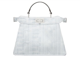 Fendi 马克·雅可布斯 Peekaboo ISeeU 小款白色牛仔包 Order Fendi 马克·雅可布斯 Peekaboo ISeeU 小款白色牛仔包