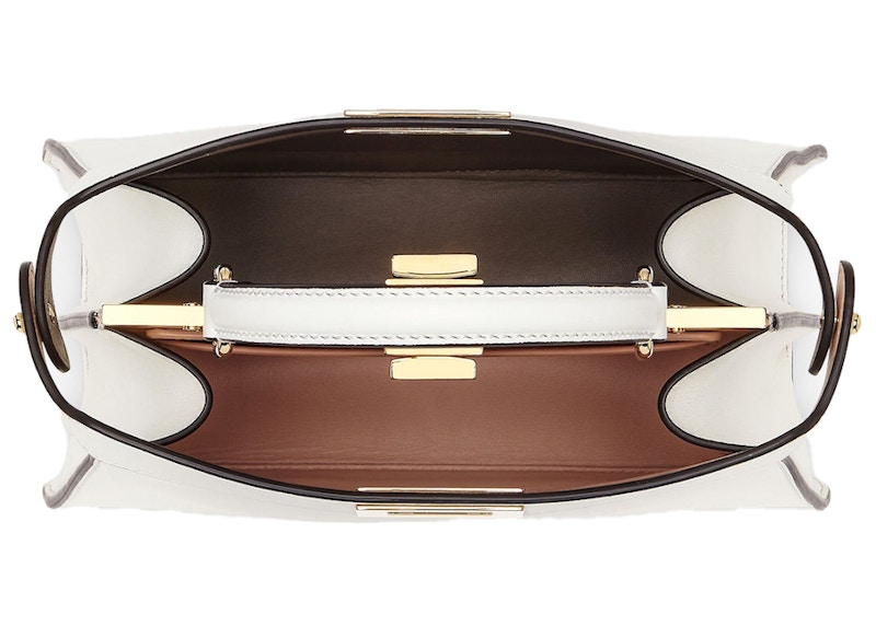 Order 芬迪Marc Jacobs Peekaboo Iseeu白色小牛皮手袋