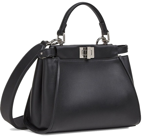 fendi-by-marc-jacobs-peekaboo-mini-black-leather-bag