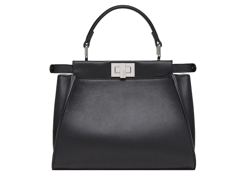 Order マーク・ジェイコブスによるフェンディ、ピーカブー ミニ ブラックレザーバッグ。