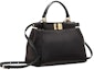 Buy Fendi oleh Marc Jacobs Peekaboo Mini Beg Kulit Hitam Nappa
