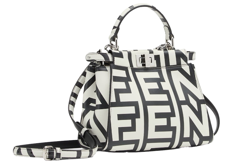 Fendi by Marc Jacobs Peekaboo Mini Two-Tone Leather Bag