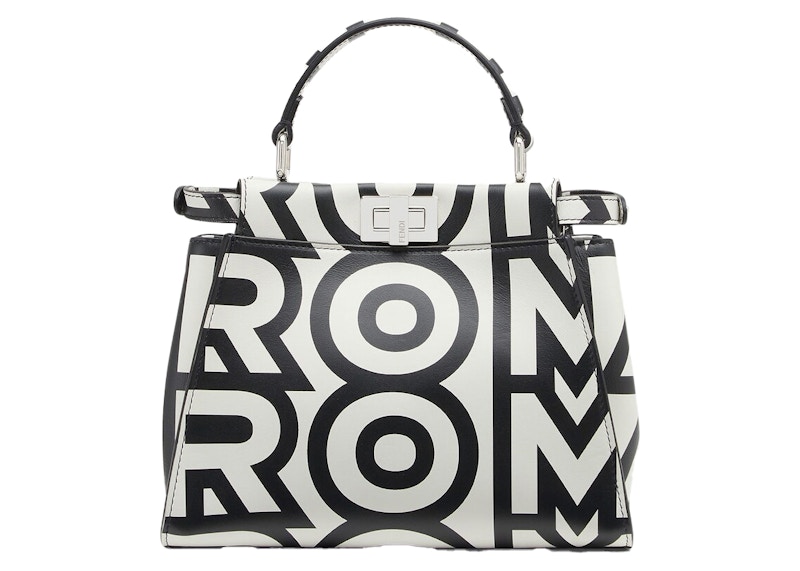 Order 芬迪马克·雅各布斯设计双拼色迷你Peekaboo皮革包