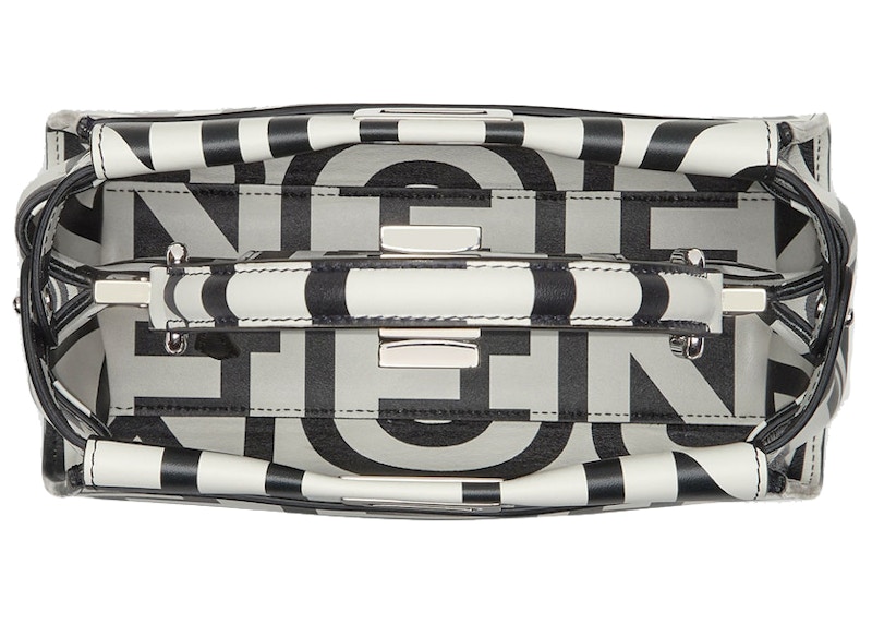 Lookbook 芬迪马克·雅各布斯设计双拼色迷你Peekaboo皮革包