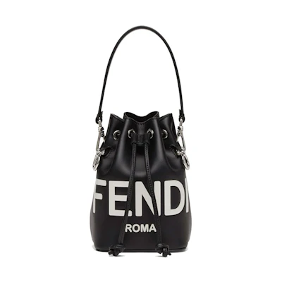 Fendi by Marc Jacobs Small Mon Tresor Black Leather Mini-Bag