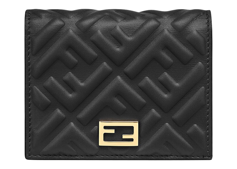 Fendi by Marc Jacobs Small Wallet Black Nappa Leather Wallet