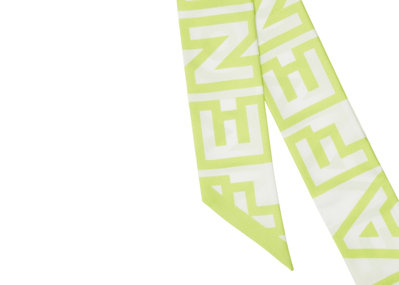 Order Marc Jacobs設計的Fendi雙面黃絲巾領帶絲巾