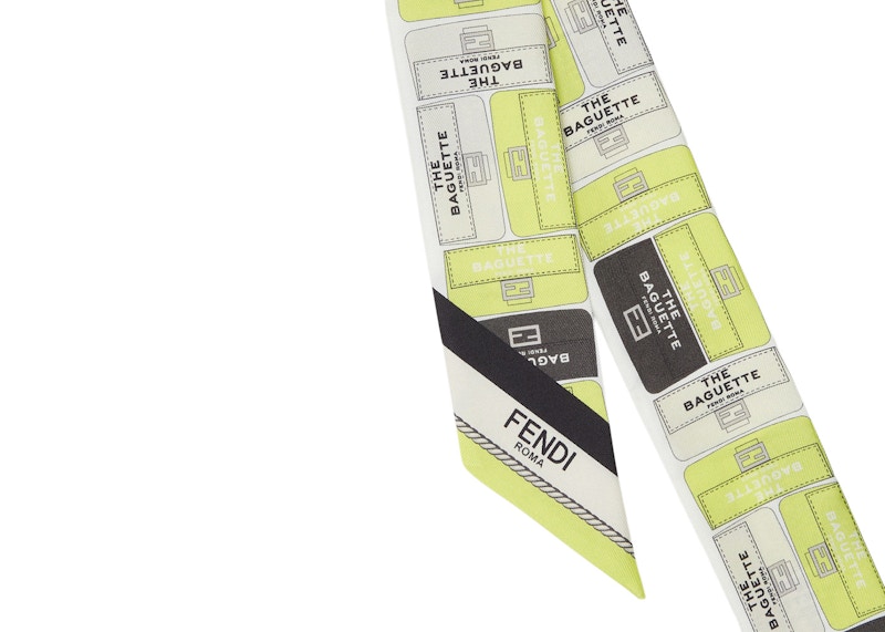 Order Fendi by Marc Jacobs 黃色絲巾領帶飾條