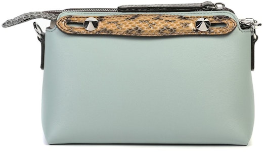 Fendi By The Way Boston Bag Mini Kulit Ular Hijau Order Fendi By The Way Boston Bag Mini Kulit Ular Hijau