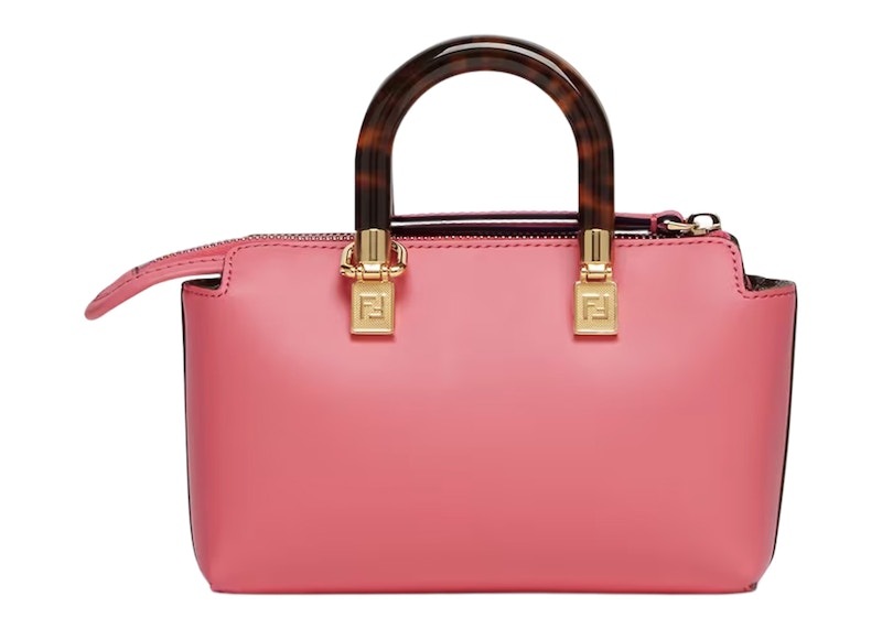 Order 芬迪By The Way迷你粉色皮革小波士顿包 粉色